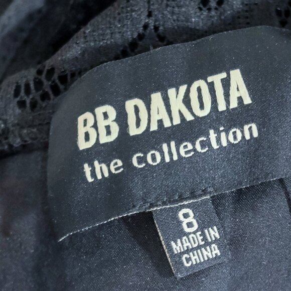 "Night Shade" BB Dakota Lace Dress- Size 8 - Picture 7 of 9